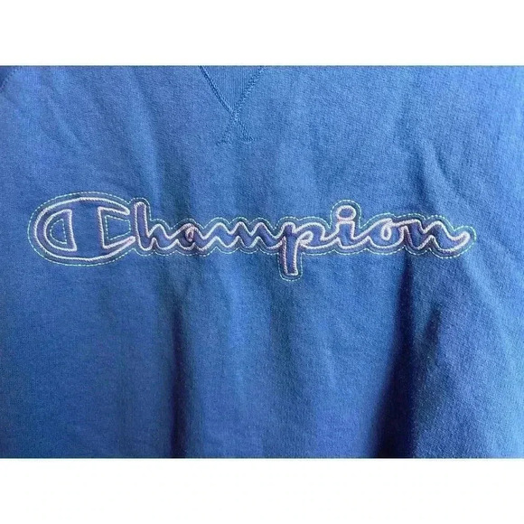 Champion Crewneck Sweatshirt Embroidered Pink Purple Women's Size 2X - Picture 2 of 7